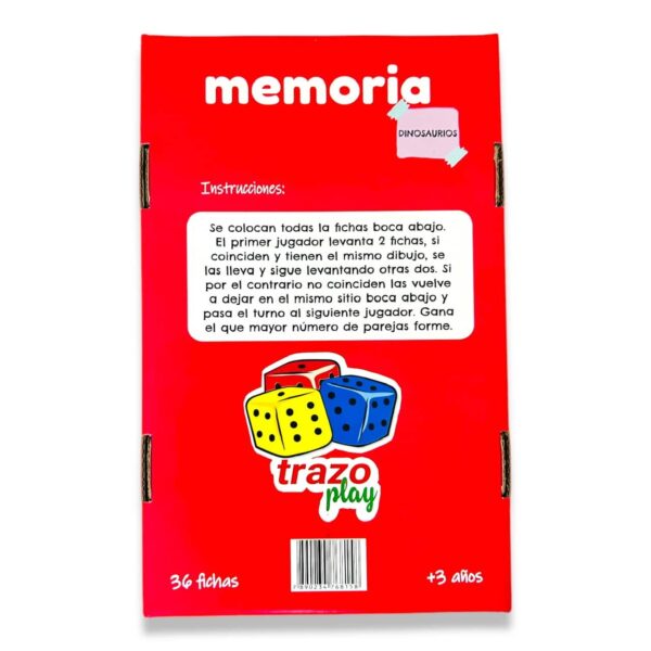 Juego de Memoria Dinosaurios - Imagen 3
