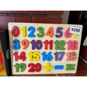 Numeros de madera