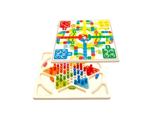 Ludo y tablero chino - 2 en 1