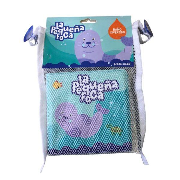 LIBRO DE BAÑO LA PEQUEÑA FOCA + ESPONJA - Imagen 3