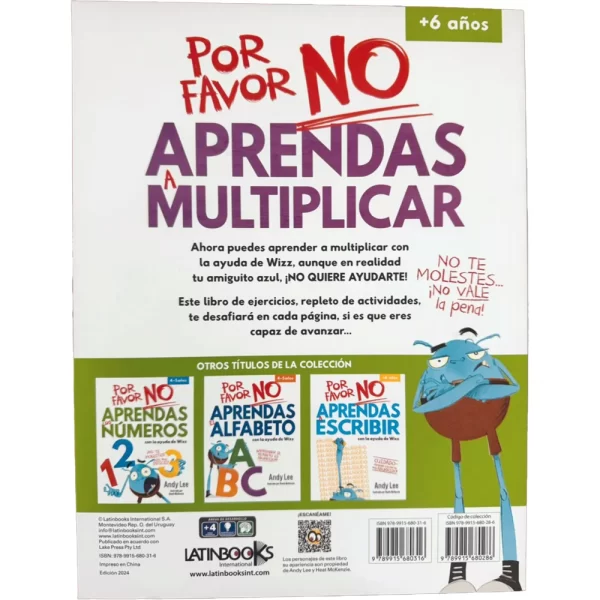 Libro Por Favor No Aprendas - A Multiplicar - Imagen 2