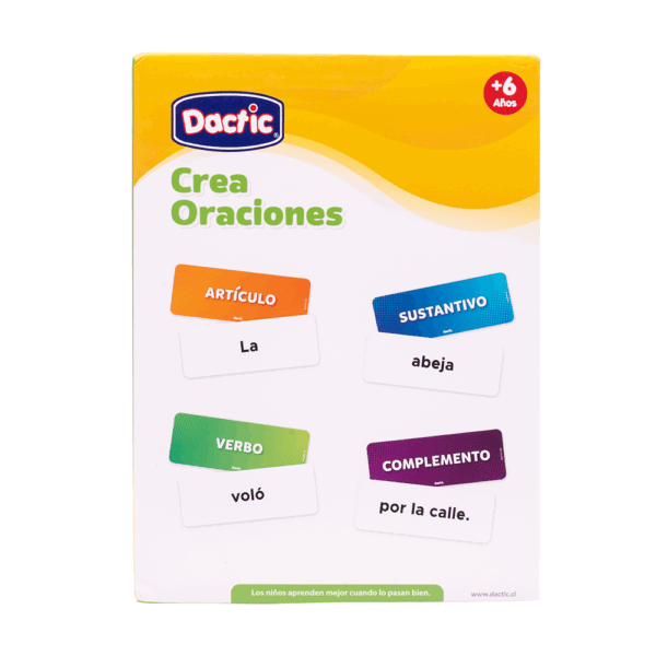 LÁMINAS DE CREA ORACIONES