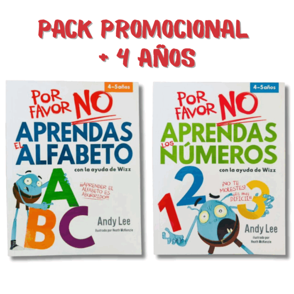 PACK "POR FAVOR NO APRENDAS" ALFABETO Y NÚMEROS