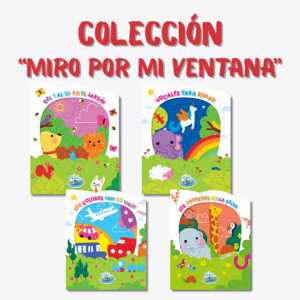 Colección "Miro por mi ventana" – Pack de 4 libros interactivos