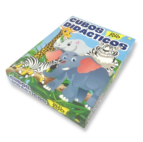 PUZZLE CUBOS DIDÁCTICOS EN EL ZOO - Imagen 2
