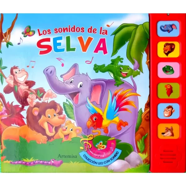 LIBRO CON SONIDOS DE LA SELVA