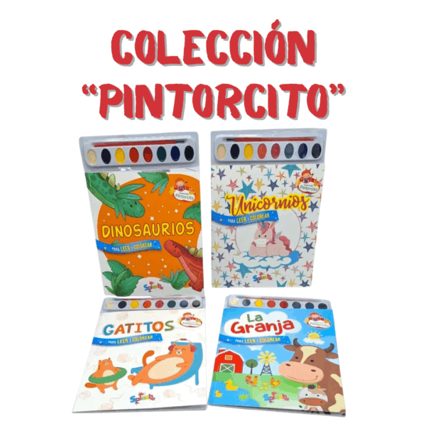 Colección Pintorcito – Pack x4 libros para pintar