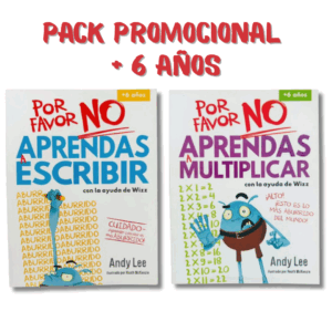 PACK "POR FAVOR NO APRENDAS" ESCRIBIR + MULTIPLICAR