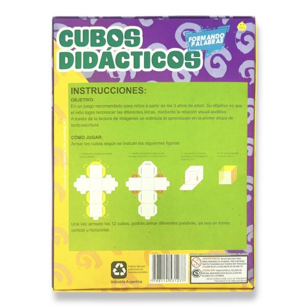 Cubos Didácticos Formando Palabras - Imagen 3