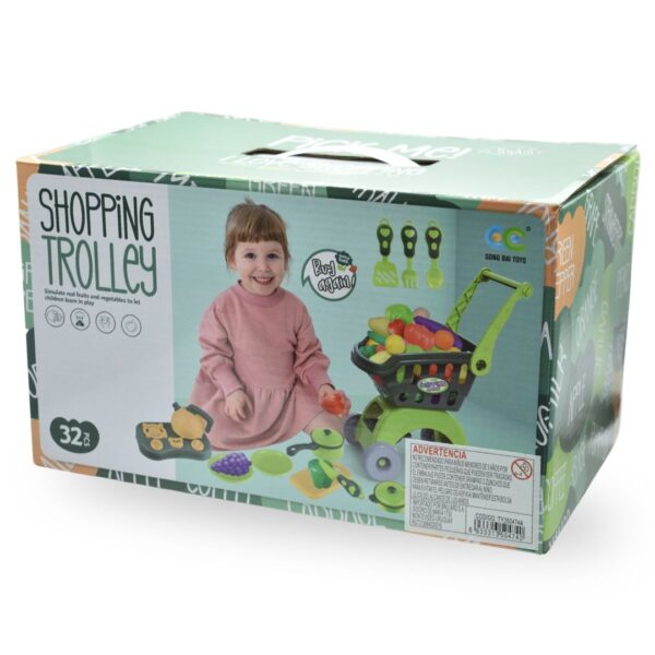Carrito de Supermercado con Frutas y Verduras - Imagen 3
