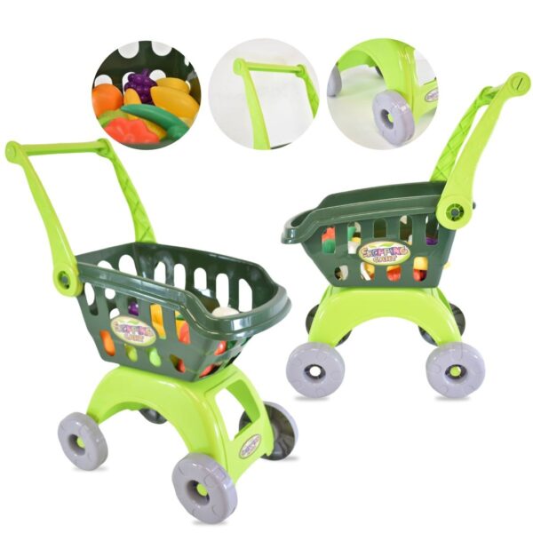 Carrito de Supermercado con Frutas y Verduras - Imagen 2