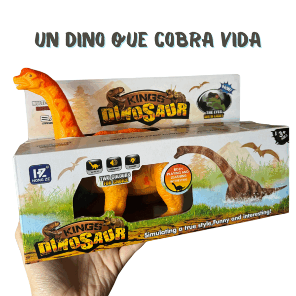 Dinosaurio con Luces y Sonido Real - Imagen 2
