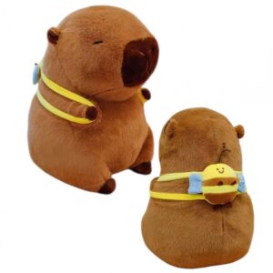 Peluche Capibara con Abeja – 25 cm (Marca: Phi Phi)