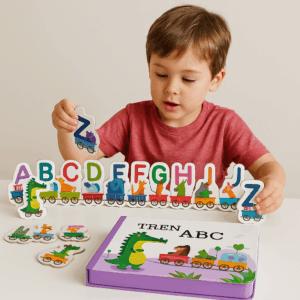 Tren ABC - Libro + Puzzle Didáctico