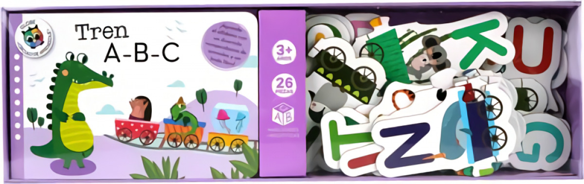 Tren ABC - Libro + Puzzle Didáctico - Imagen 2