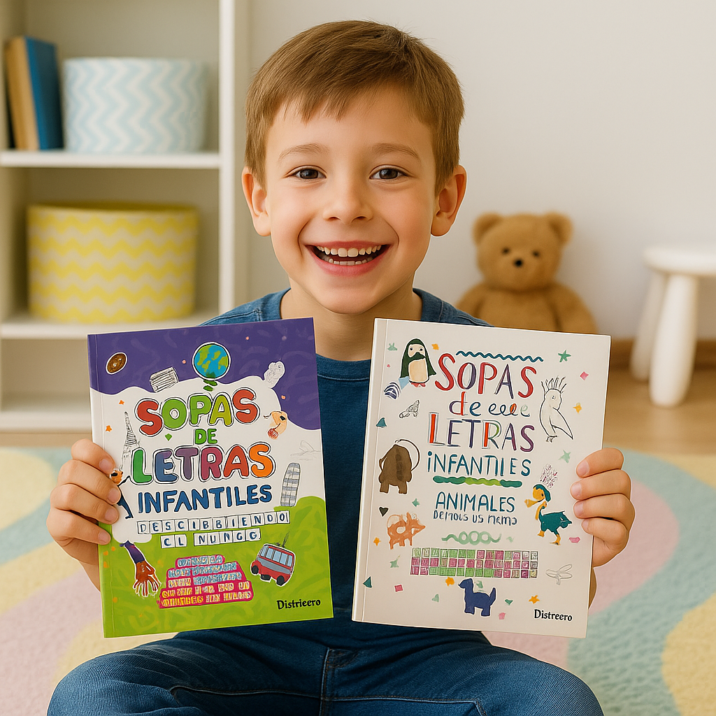 Pack Sopas de Letras Infantiles – Mundo + Animales
