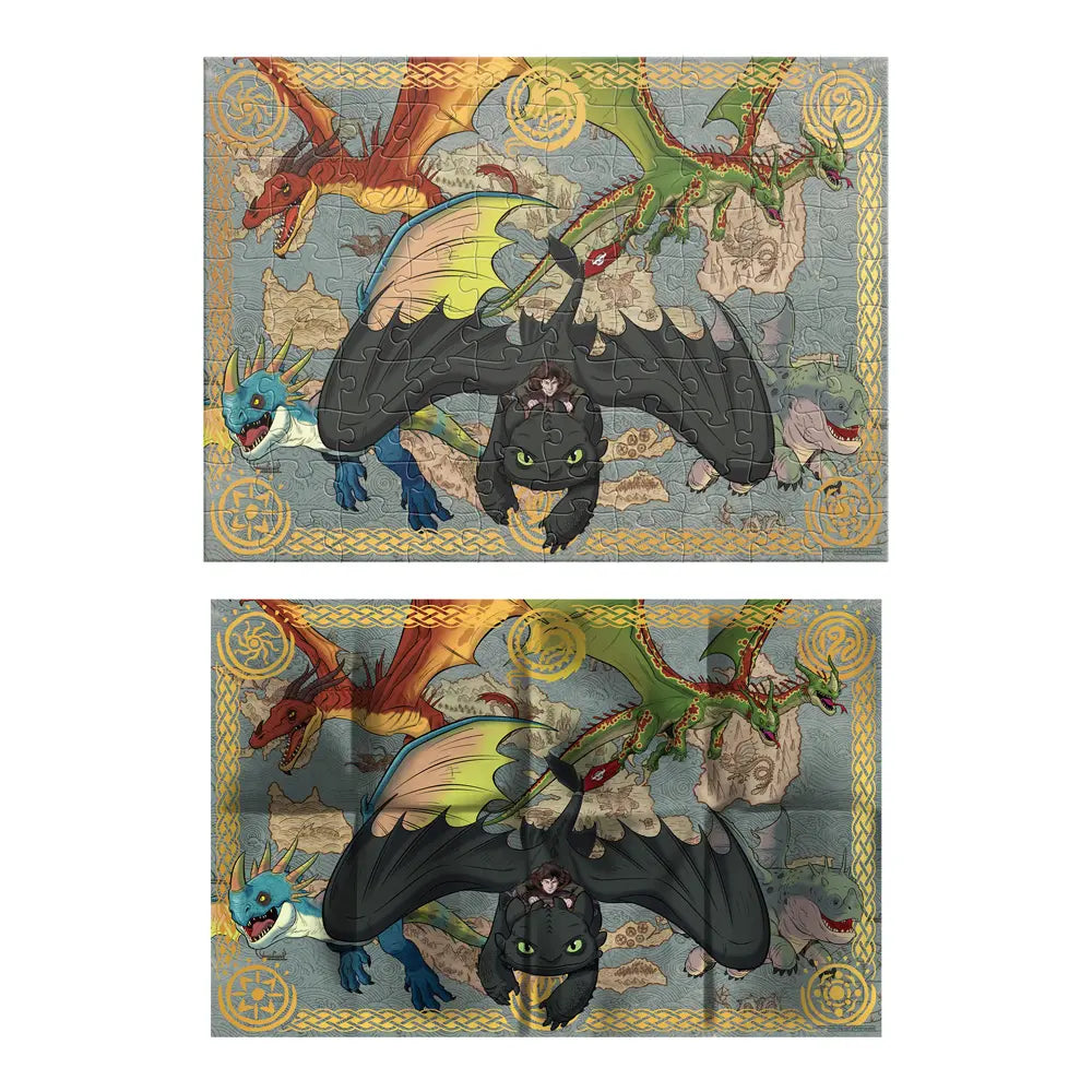Puzzle Cómo entrenar a tu dragón – 100 piezas - Imagen 3