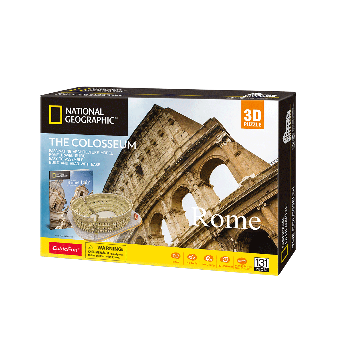 Puzzle 3D Coliseo de Roma – National Geographic (131 piezas) - Imagen 3