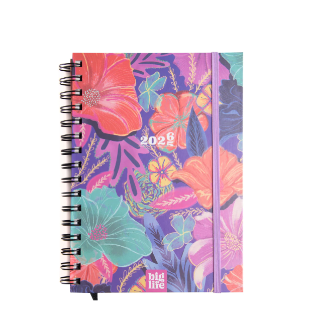 Agenda Big Life Retro Pastel 2026