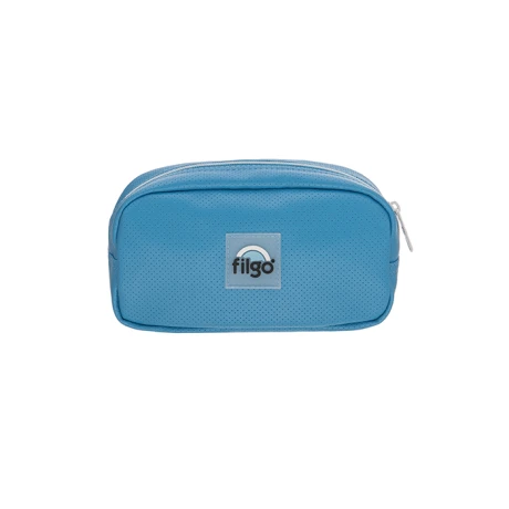 Cartuchera Oval Filgo Celeste y Blanca – Diseño Fútbol - Imagen 3