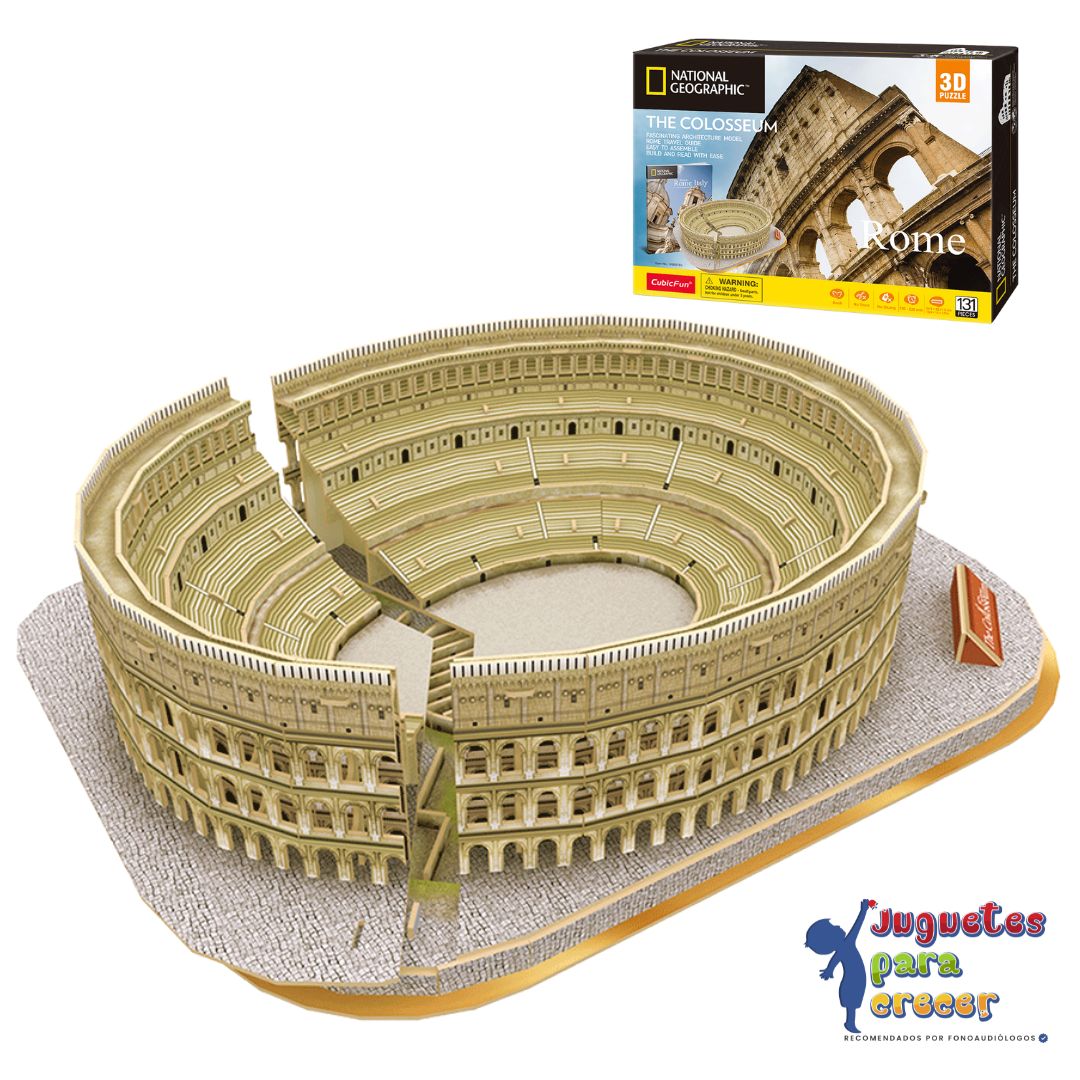 Puzzle 3D Coliseo de Roma – National Geographic (131 piezas)