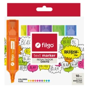 Pack 10 Resaltadores Fluor