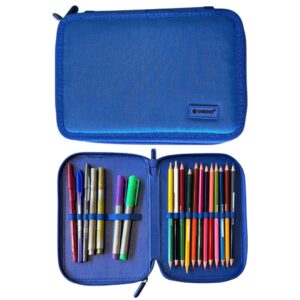Cartuchera Azul Completa - con útiles