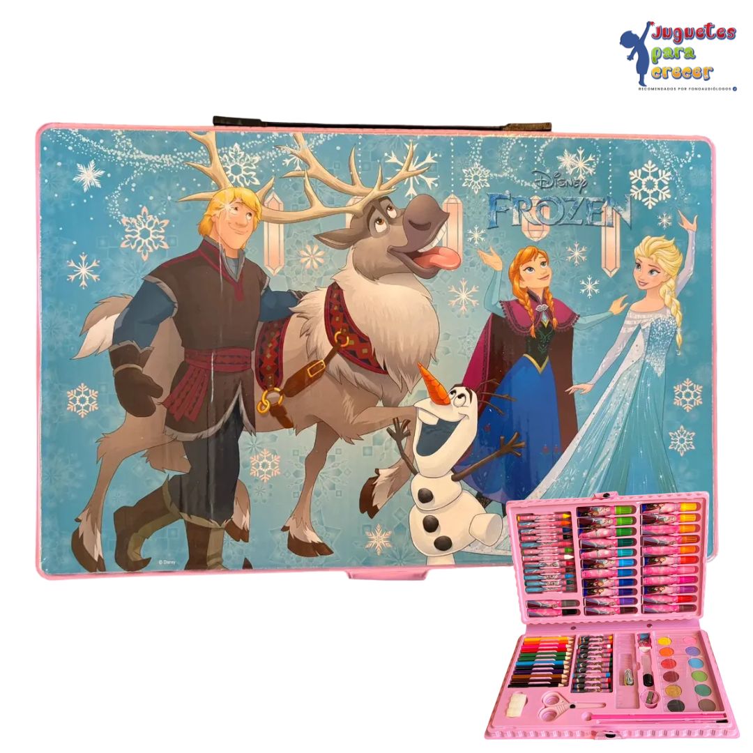 Valija Artística Frozen – Set de Arte Completo (99 piezas)